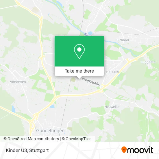Карта Kinder U3