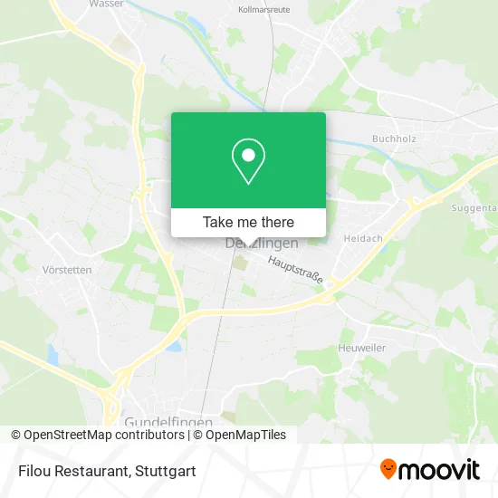 Карта Filou Restaurant