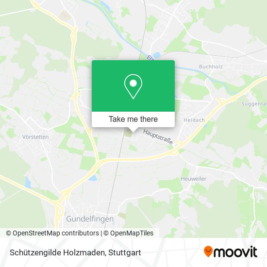 Schützengilde Holzmaden map