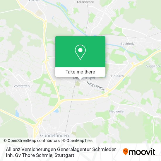 Карта Allianz Versicherungen Generalagentur Schmieder Inh. Gv Thore Schmie