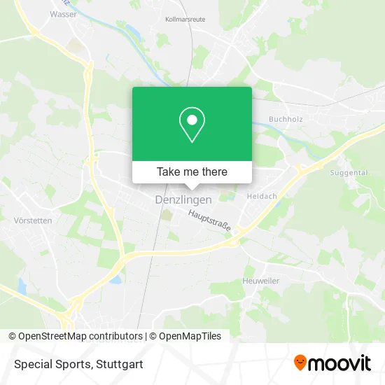 Карта Special Sports