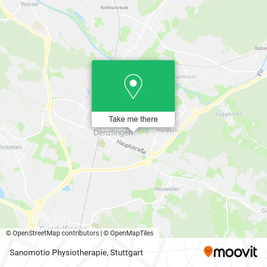 Карта Sanomotio Physiotherapie