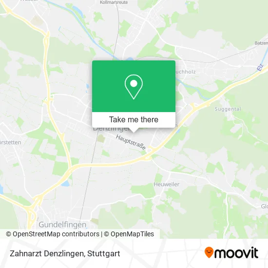 Карта Zahnarzt Denzlingen