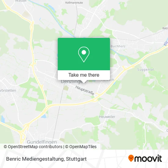 Карта Benric Mediengestaltung