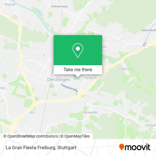 La Gran Fiesta Freiburg map