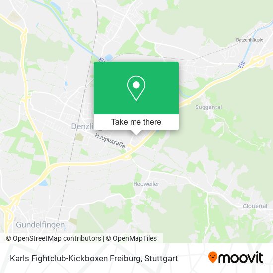 Karls Fightclub-Kickboxen Freiburg map