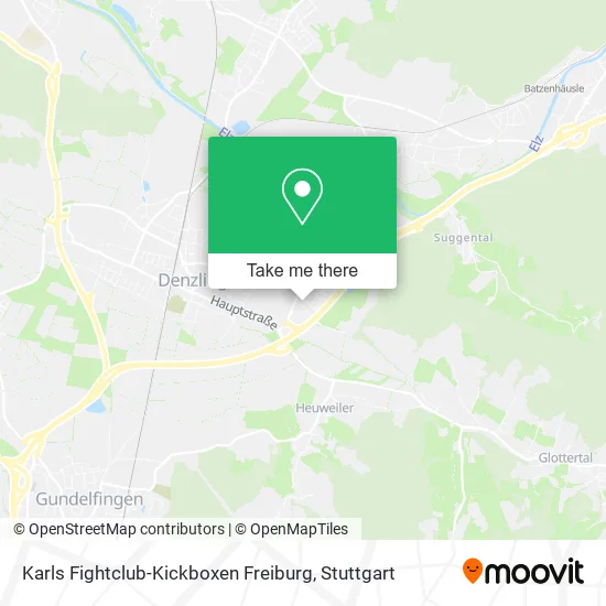Карта Karls Fightclub-Kickboxen Freiburg