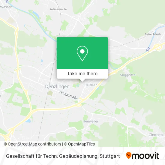 Карта Gesellschaft für Techn. Gebäudeplanung