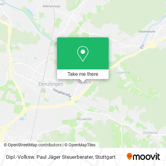 Карта Dipl.-Volksw. Paul Jäger Steuerberater
