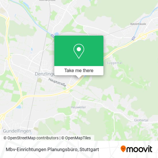 Mbv-Einrichtungen Planungsbüro map