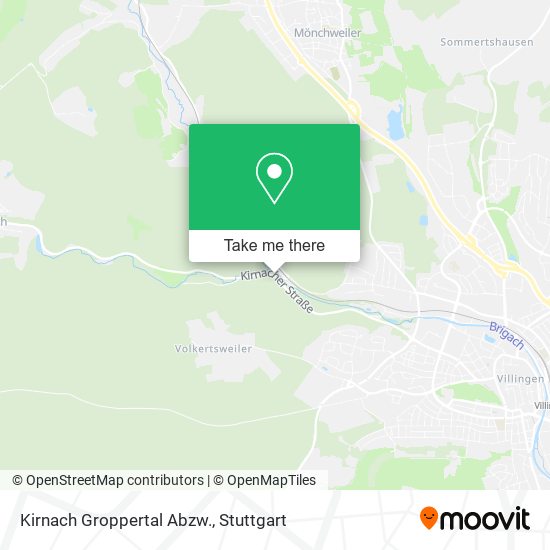 Kirnach Groppertal Abzw. map