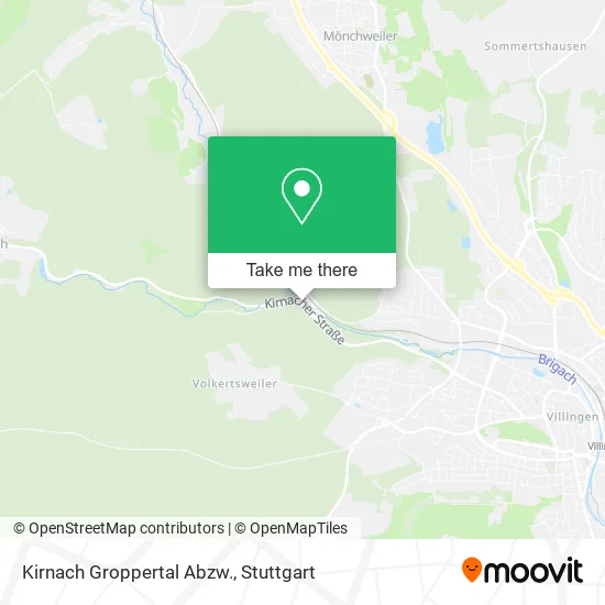 Карта Kirnach Groppertal Abzw.