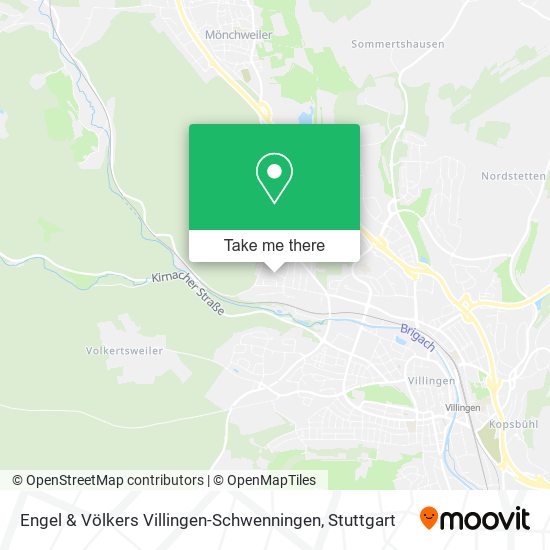 Engel & Völkers Villingen-Schwenningen map