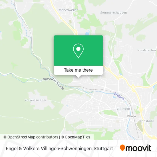Карта Engel & Völkers Villingen-Schwenningen