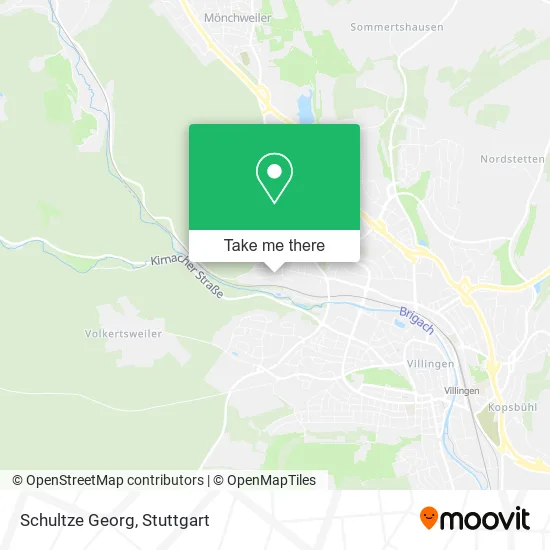 Карта Schultze Georg