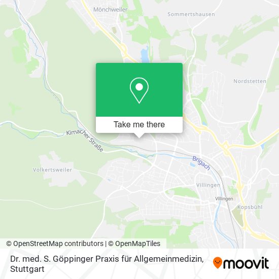 Dr. med. S. Göppinger Praxis für Allgemeinmedizin map