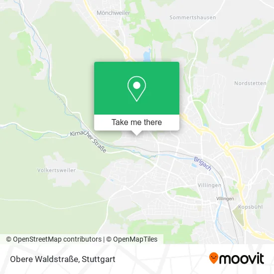Карта Obere Waldstraße