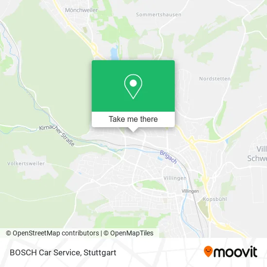 Карта BOSCH Car Service