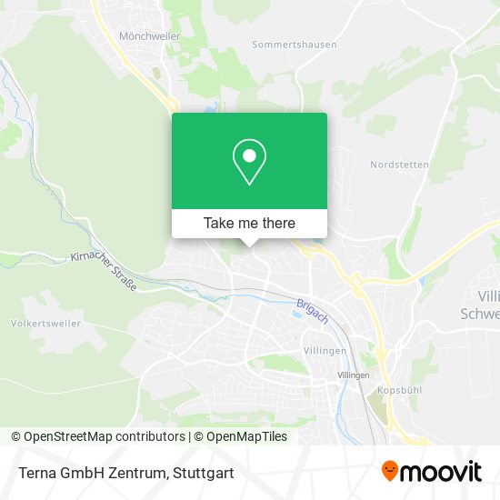Карта Terna GmbH Zentrum