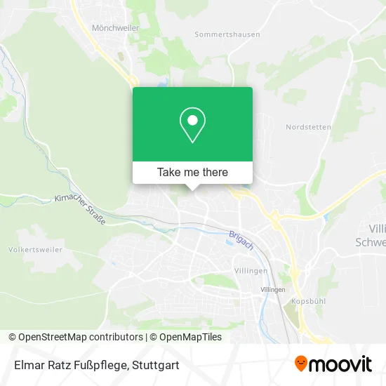 Карта Elmar Ratz Fußpflege