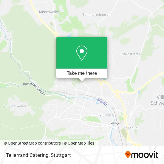 Tellerrand Catering map