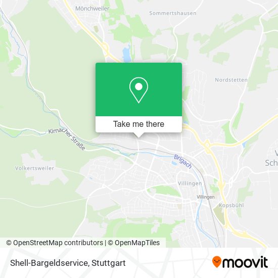 Shell-Bargeldservice map