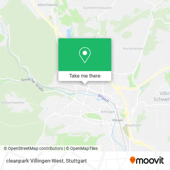 Карта cleanpark Villingen-West