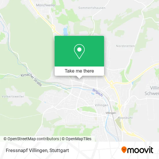 Карта Fressnapf Villingen