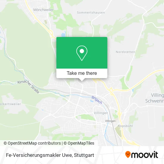 Карта Fe-Versicherungsmakler Uwe