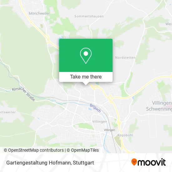 Карта Gartengestaltung Hofmann