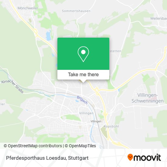 Pferdesporthaus Loesdau map