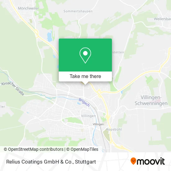 Карта Relius Coatings GmbH & Co.