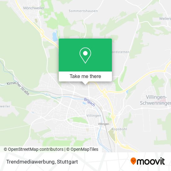 Карта Trendmediawerbung