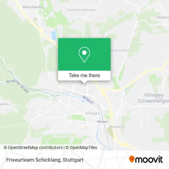Карта Friseurteam Schicklang