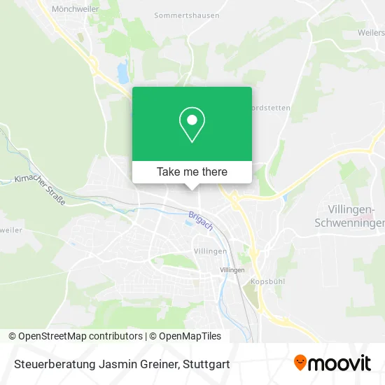 Карта Steuerberatung Jasmin Greiner