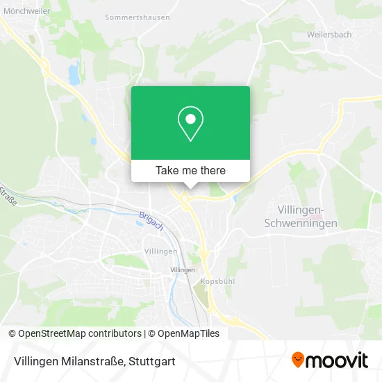 Карта Villingen Milanstraße