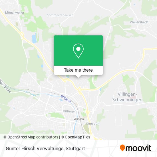 Günter Hirsch Verwaltungs map