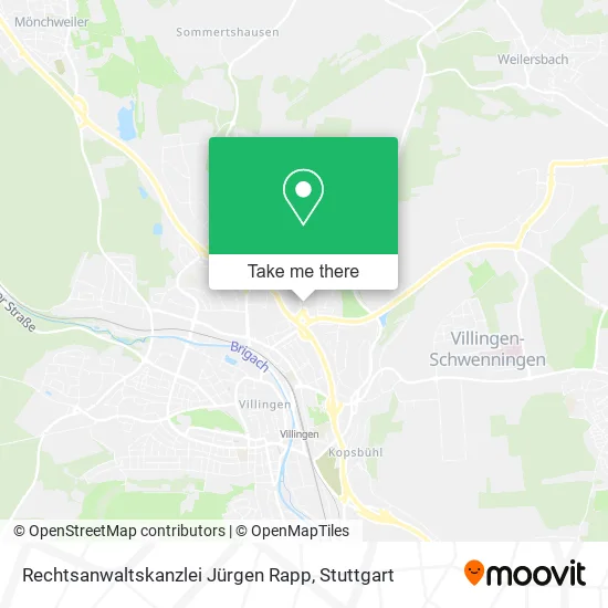 Карта Rechtsanwaltskanzlei Jürgen Rapp