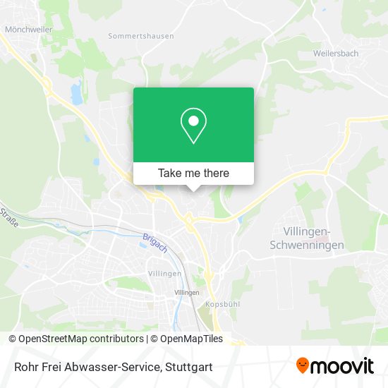 Rohr Frei Abwasser-Service map