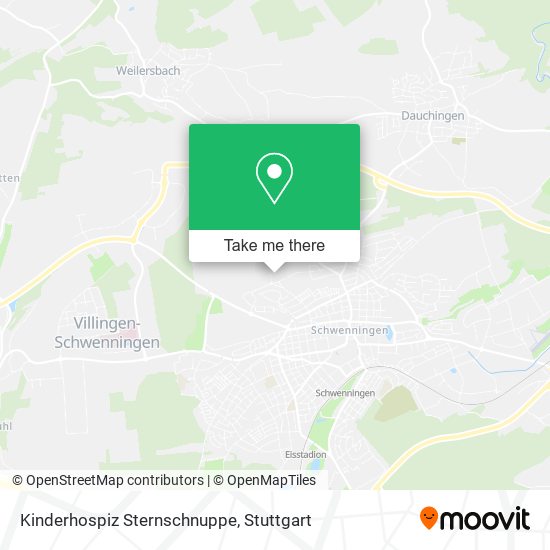 Kinderhospiz Sternschnuppe map