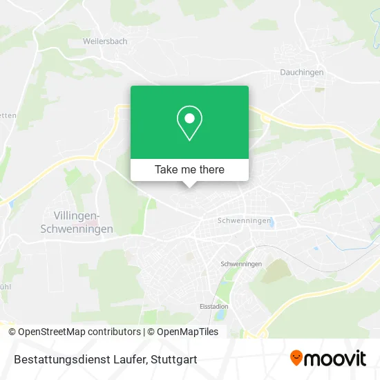 Карта Bestattungsdienst Laufer