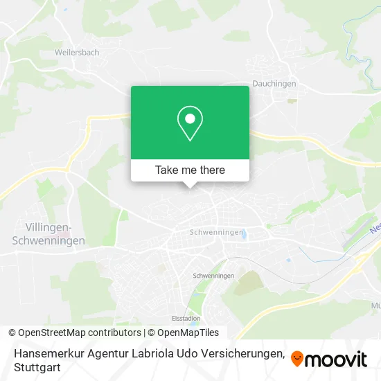 Карта Hansemerkur Agentur Labriola Udo Versicherungen