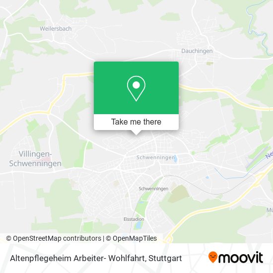 Altenpflegeheim Arbeiter- Wohlfahrt map