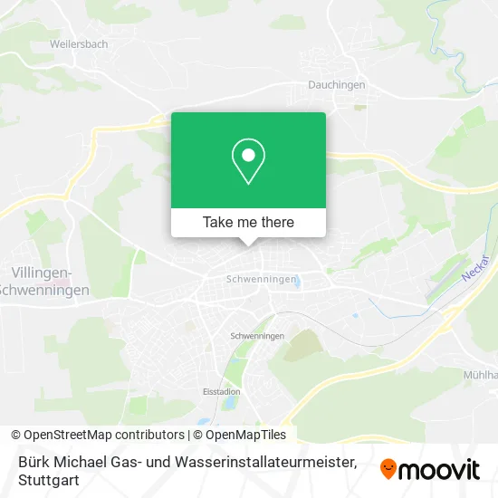 Карта Bürk Michael Gas- und Wasserinstallateurmeister