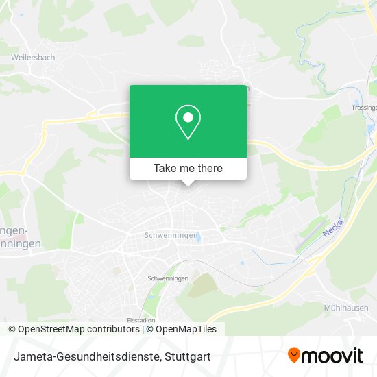 Jameta-Gesundheitsdienste map