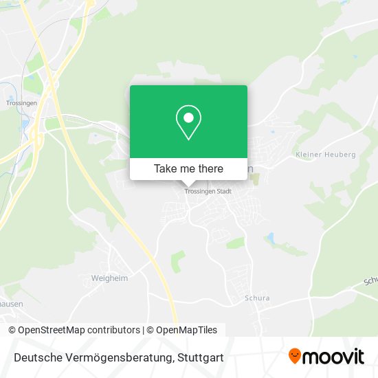 Deutsche Vermögensberatung map