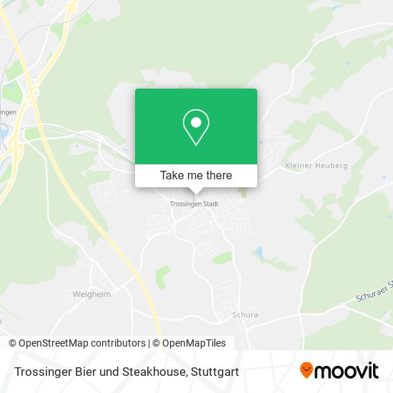 Trossinger Bier und Steakhouse map