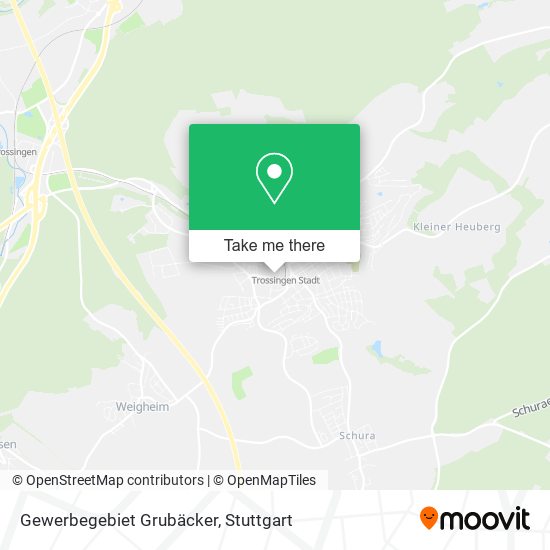 Gewerbegebiet Grubäcker map