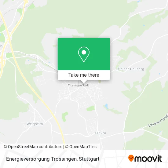 Карта Energieversorgung Trossingen