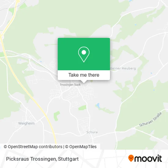 Карта Picksraus Trossingen